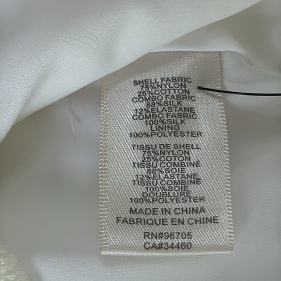 Rebecca Taylor Silk Accented Top Size 2 - Picture 9 of 10